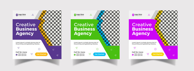 Digital marketing and Corporate Social Media Post Banner Design Template