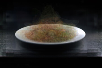 Multiple exposures of meals in a restaurant