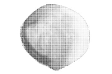 Black Halftone Texture On White Background. Modern Dotted Futuristic Backdrop. Fade Noise Overlay. Digitally Generated Image. Pop Art Style. Vector Illustration, Eps 10.