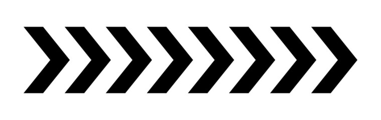 Arrow right direction vector icon symbol.