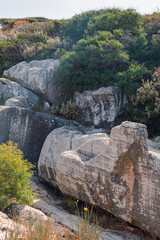 The unfinished marble Kouros of Apollonas (also called the Colossus of Dionysus) on Naxos island