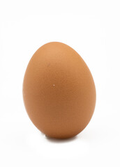 chicken egg isolated on white background.