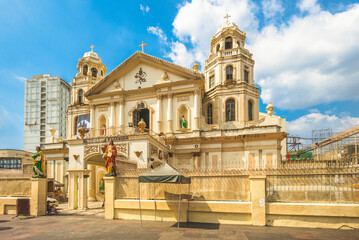 Black Nazarene Quiapo Church, Manila, philippines - obrazy, fototapety, plakaty