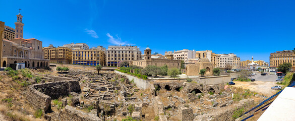 Obraz premium Panorama in Beirut Lebanon 