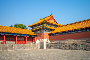 forbidden city in beijing, capital of china