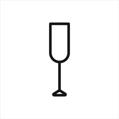 Champagne Glass vector for website symbol icon presentation