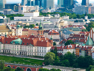 Warszawa © Drone in Warsaw