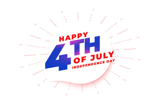 happy fourth of july background design
