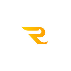R Logo Simple, Letter R Icon, Initial Logo Design, R Vector