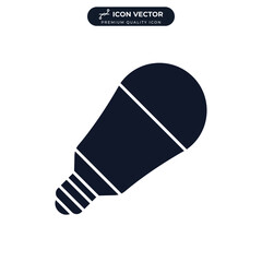light bulb icon symbol template for graphic and web design collection logo vector illustration