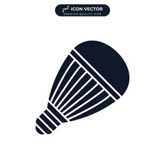 light bulb icon symbol template for graphic and web design collection logo vector illustration