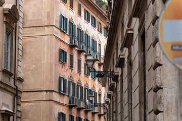 Street buildings, Rome, Italy