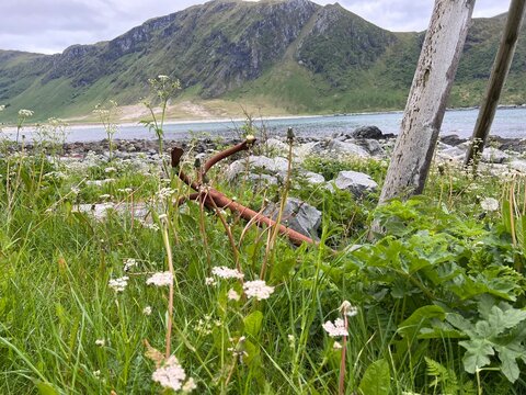 Hoddevik Beach Area Surf Camp Stadlandet Norway Summer Holiday