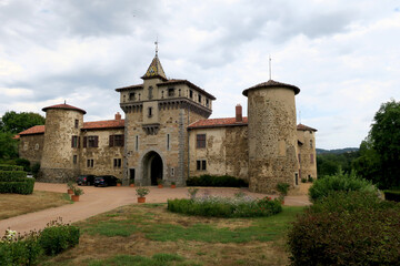 Fototapeta na wymiar Castle of Saconay in France