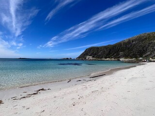 Grotlesanden Beach Area Bremanger Norway Summer Holiday