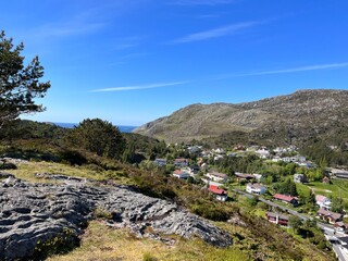 Varden Hiking Trial Knutholmen Kalvåg Bremanger Norway Summer Holiday