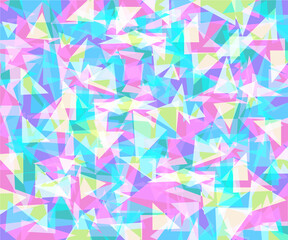 abstract background of multicolored triangle shapes