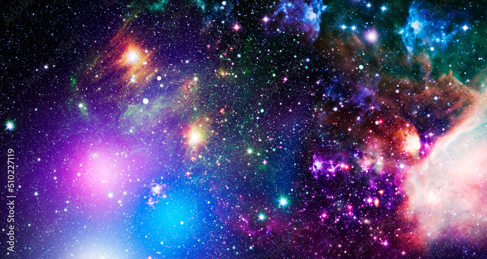 Wall mural a cloud in space. abstract astronomical galaxy. elements of this image furnished by nasa.