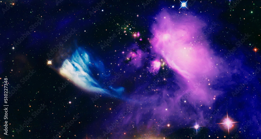 Wall mural a cloud in space. abstract astronomical galaxy. elements of this image furnished by nasa.