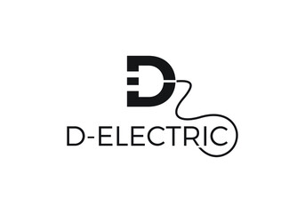 electric logo letter D
