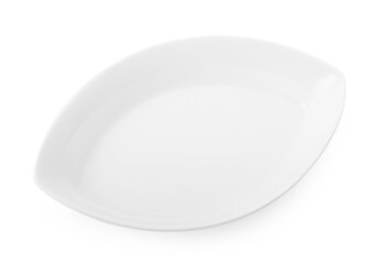 empty white bowl on white background