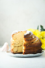 Traditional homemade Easter bread