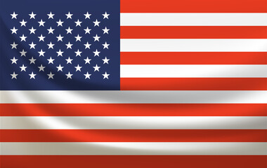 Naklejka premium USA flag