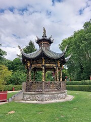 Japonese temple in the park