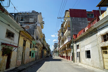 Fototapeta premium colorful oold houses in havana