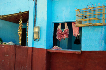 butchershop selling fresh meat