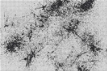 Monochrome particles abstract texture.Overlay illustration over any design to create grungy vintage effect and depth