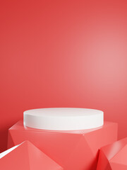 podium product display scene promotion