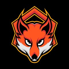 Fox Esports Logo Gaming Team vector illustration