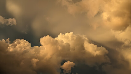 Sky at evening in Tbilisi Georgia 11.06.2022