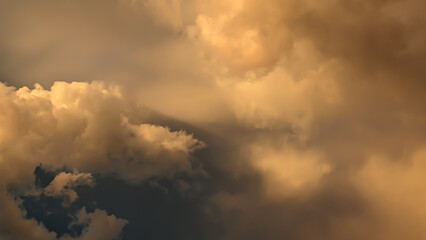 Sky at evening in Tbilisi Georgia 11.06.2022