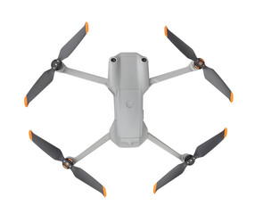 drone path isolated on white