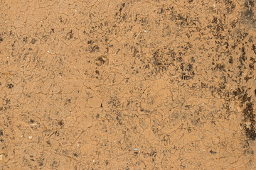 texture of clay wall from clay house, clay background