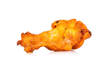 grilled chicken isolated on white background