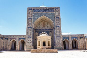 Fototapeta na wymiar Miriarab Madrasah In Bukhara Uzbekistan, Central Asia