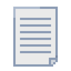 Pixel Illustration of a note paper