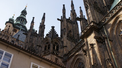 Fototapeta na wymiar A trip around the capital, Prague Castle, Prague, Czech Republic