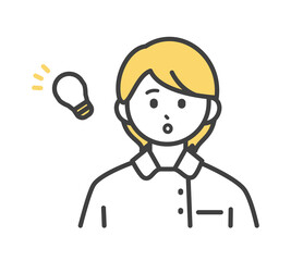 医療従事者の表情とジェスチャーのイラスト素材