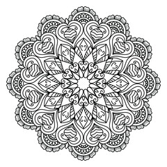 mandala for coloring pages, patterns, beautiful mantras, Islamic backgrounds, wedding cards, decoration templates