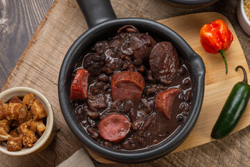 FEIJOADA: typical and traditional Brazilian cuisine,