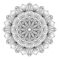 mandala for coloring pages, patterns, beautiful mantras, Islamic backgrounds, wedding cards, decoration templates