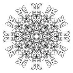 mandala for coloring pages, patterns, beautiful mantras, Islamic backgrounds, wedding cards, decoration templates