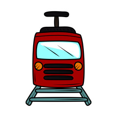 tram transport icon