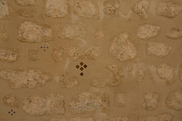 Wall with symbols of the Cross