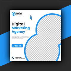 Creative and modern webinar social media posts design and minimal square banner template, ads, flyer design for your corporate company and digital marketing agency