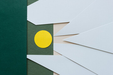 paper background with basic forms